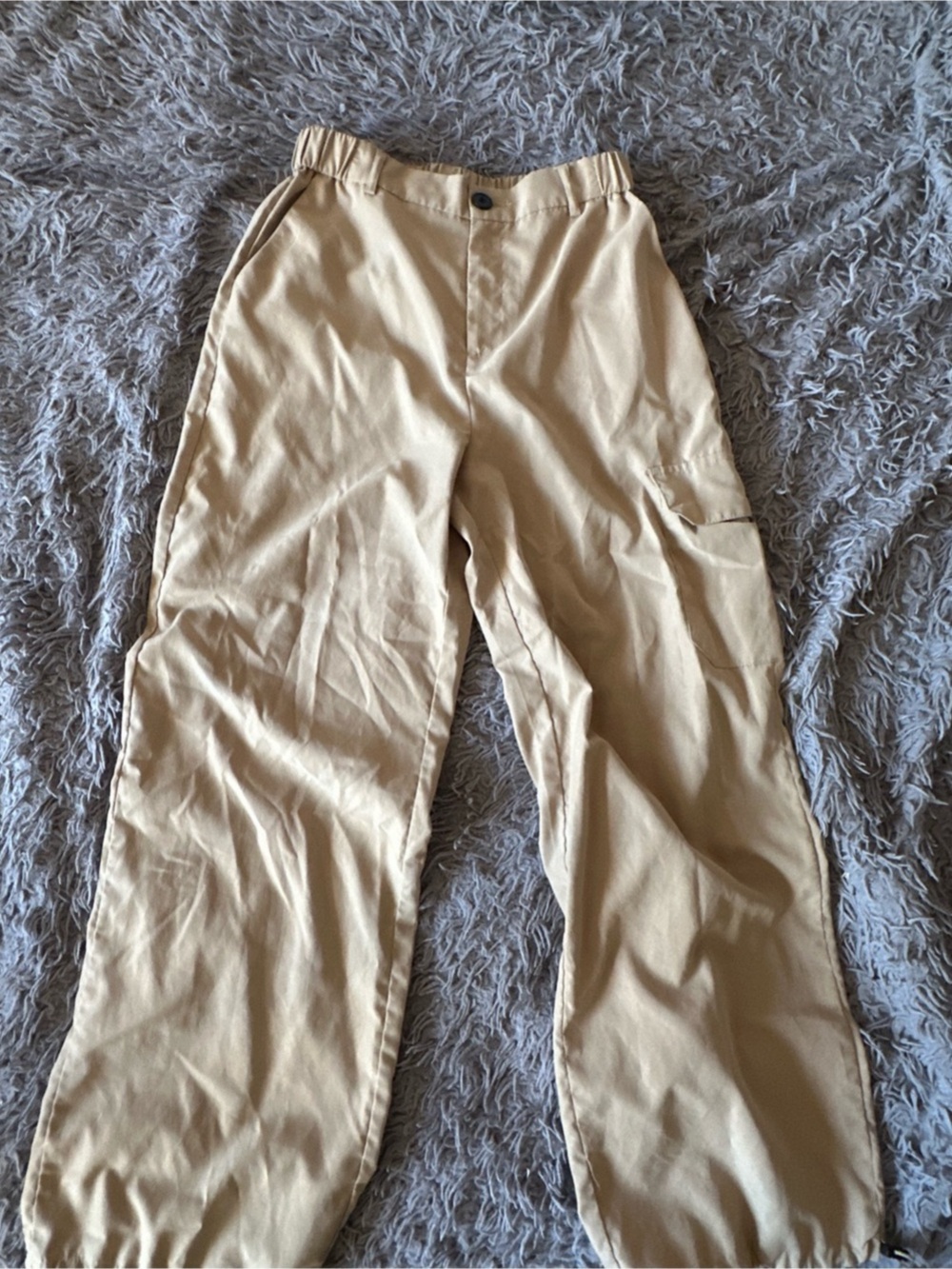 Beige Jogger Pants New